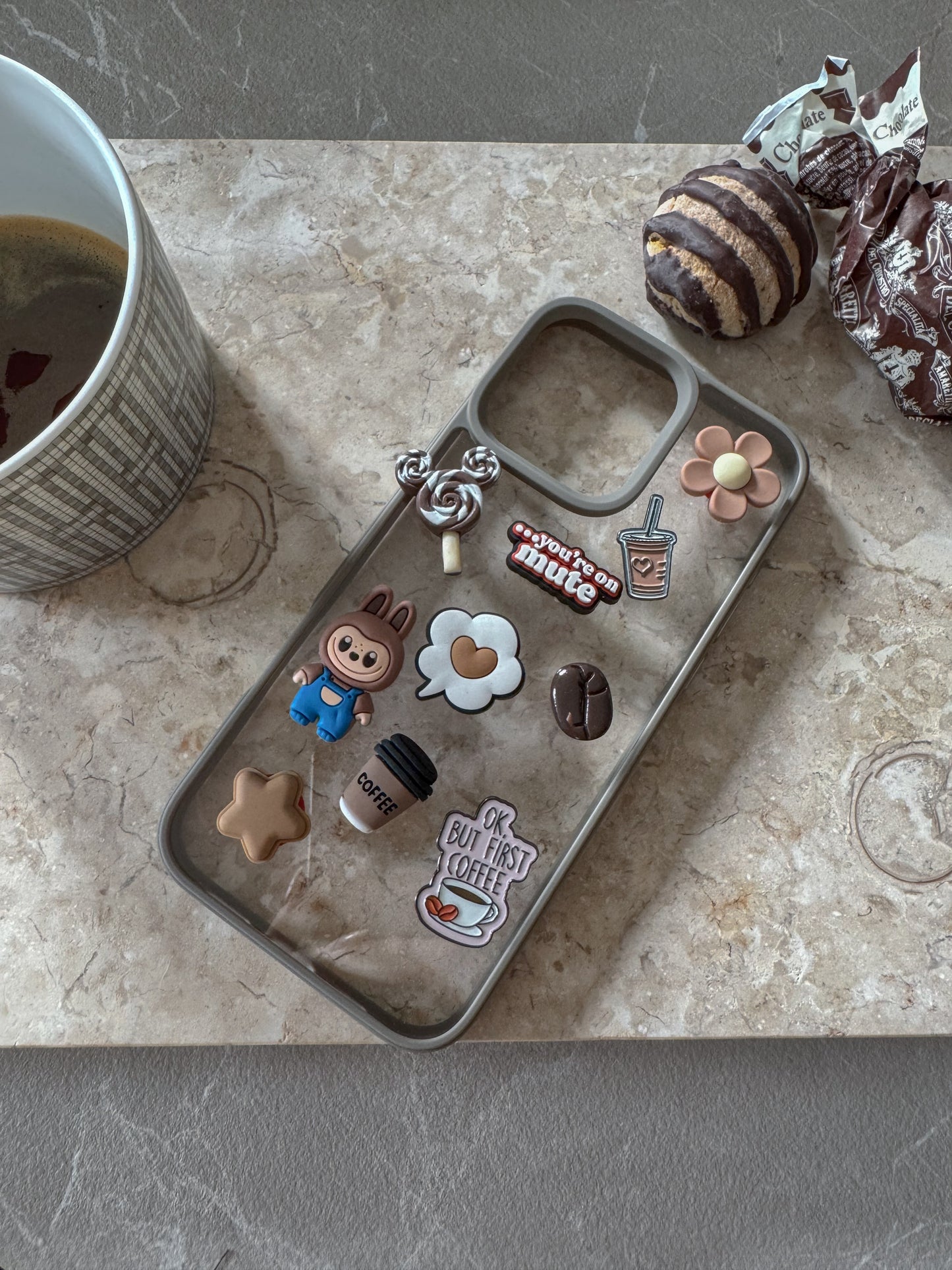 Coffee Girl Set Hülle + Charms