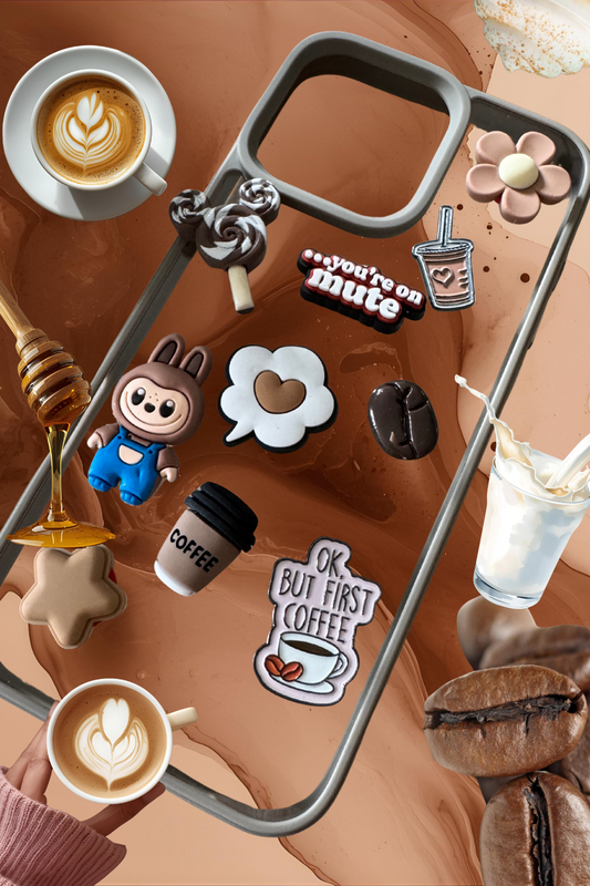 Coffee Girl Set Hülle + Charms