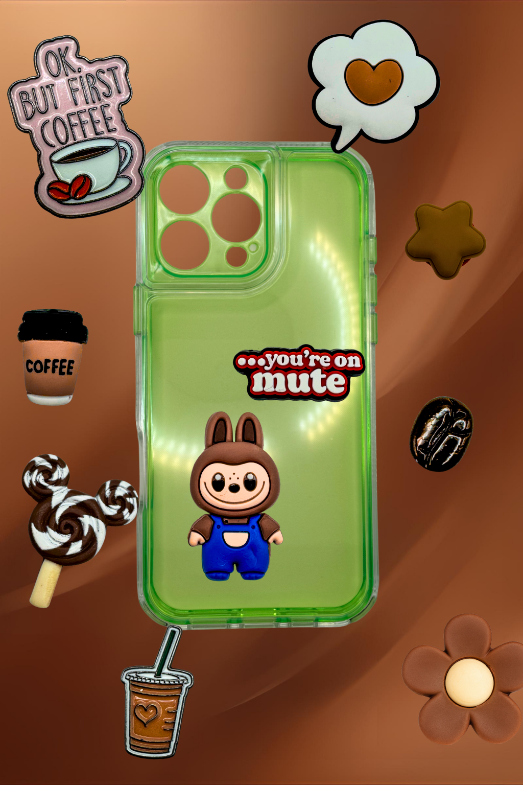 Coffee Girl Set Hülle + Charms