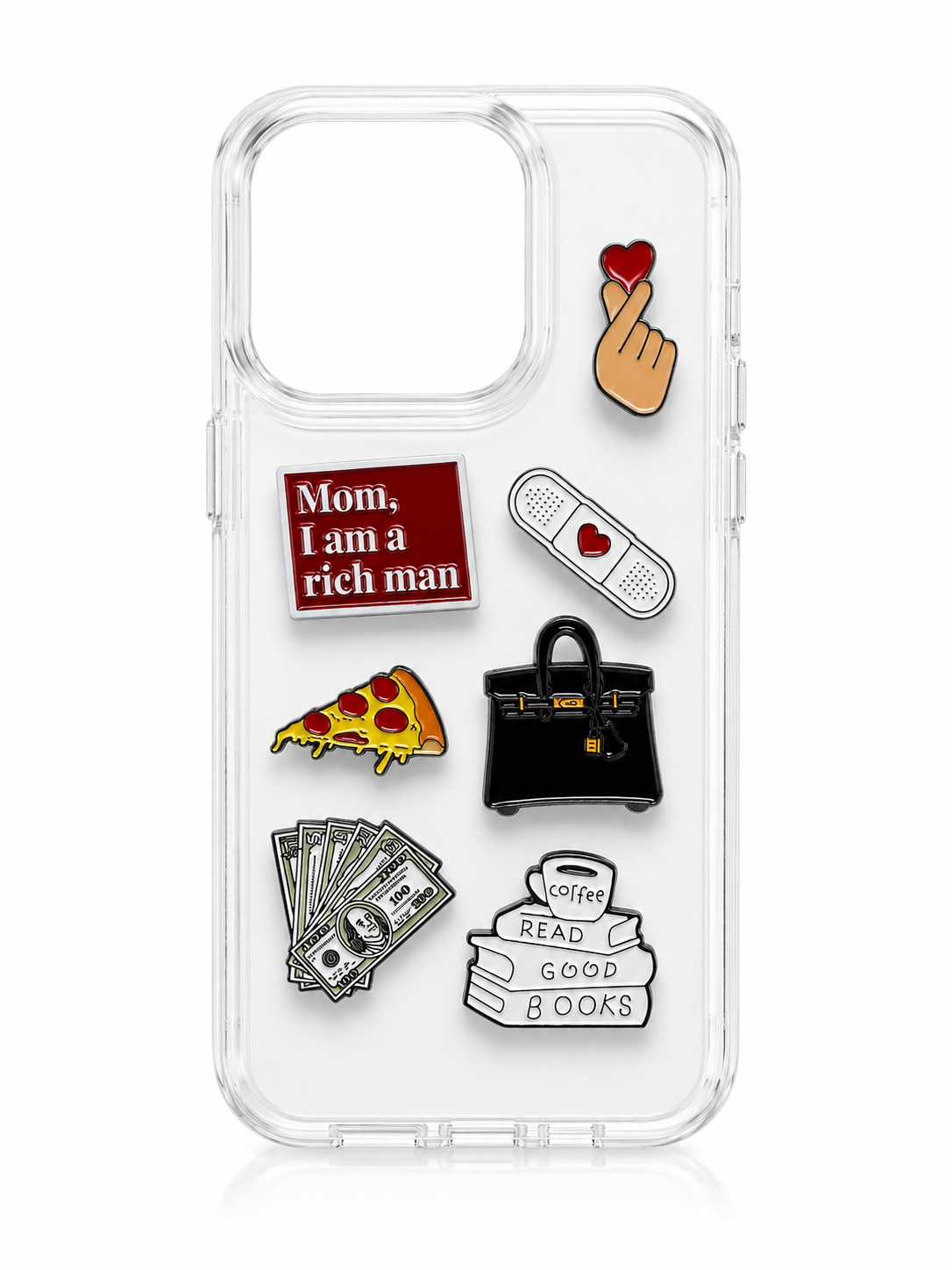 Pop Charms™ Rich Man Bundle (7 Charms + iPhone Hülle)