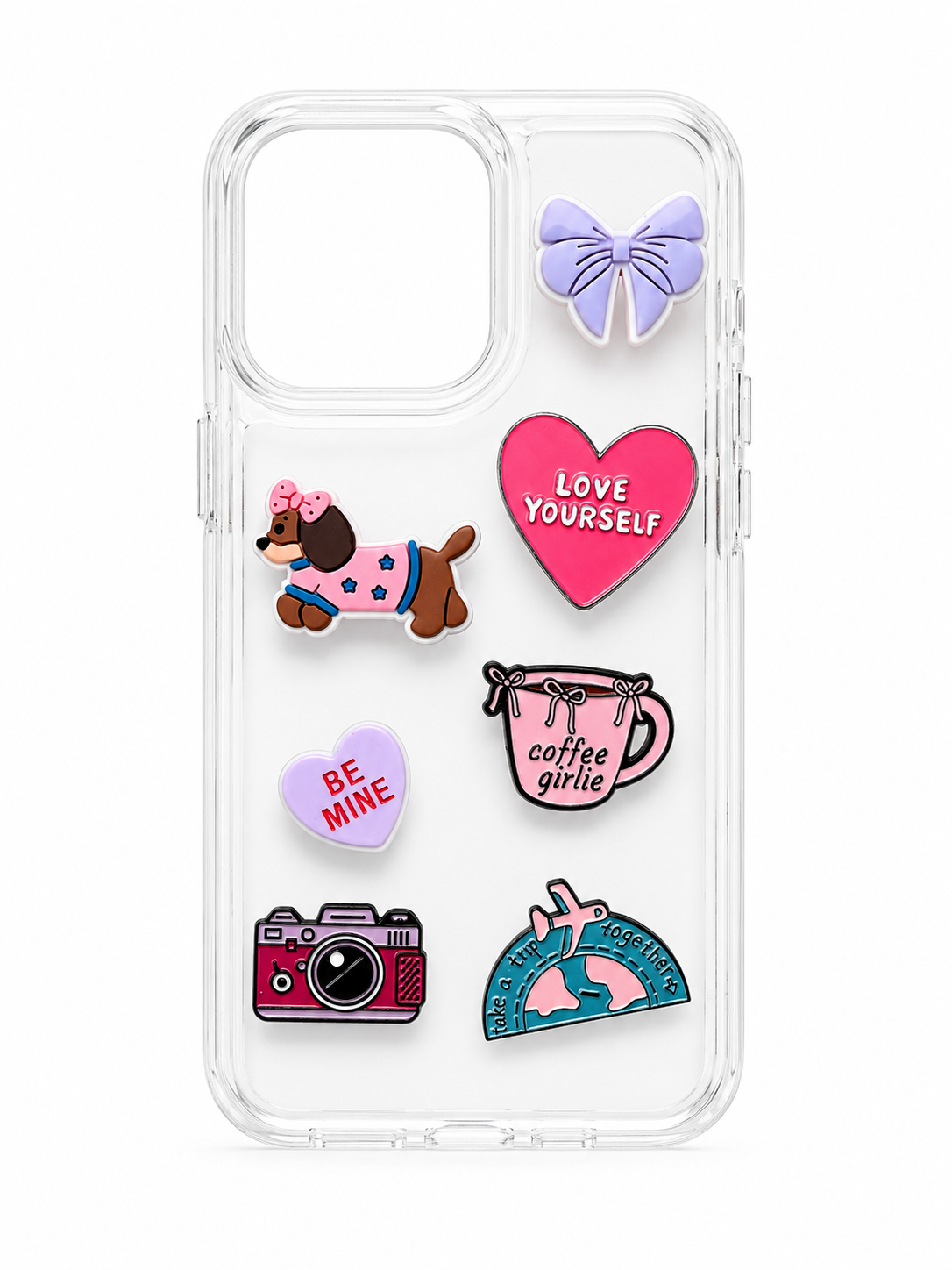 Pop Charms™ Coffee Girl Bundle (7 Charms + iPhone Hülle)